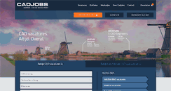 Desktop Screenshot of cadjobs.nl